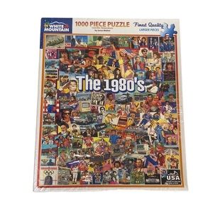 NWOT White Mountain "The 80's" 1000 Piece Puzzle